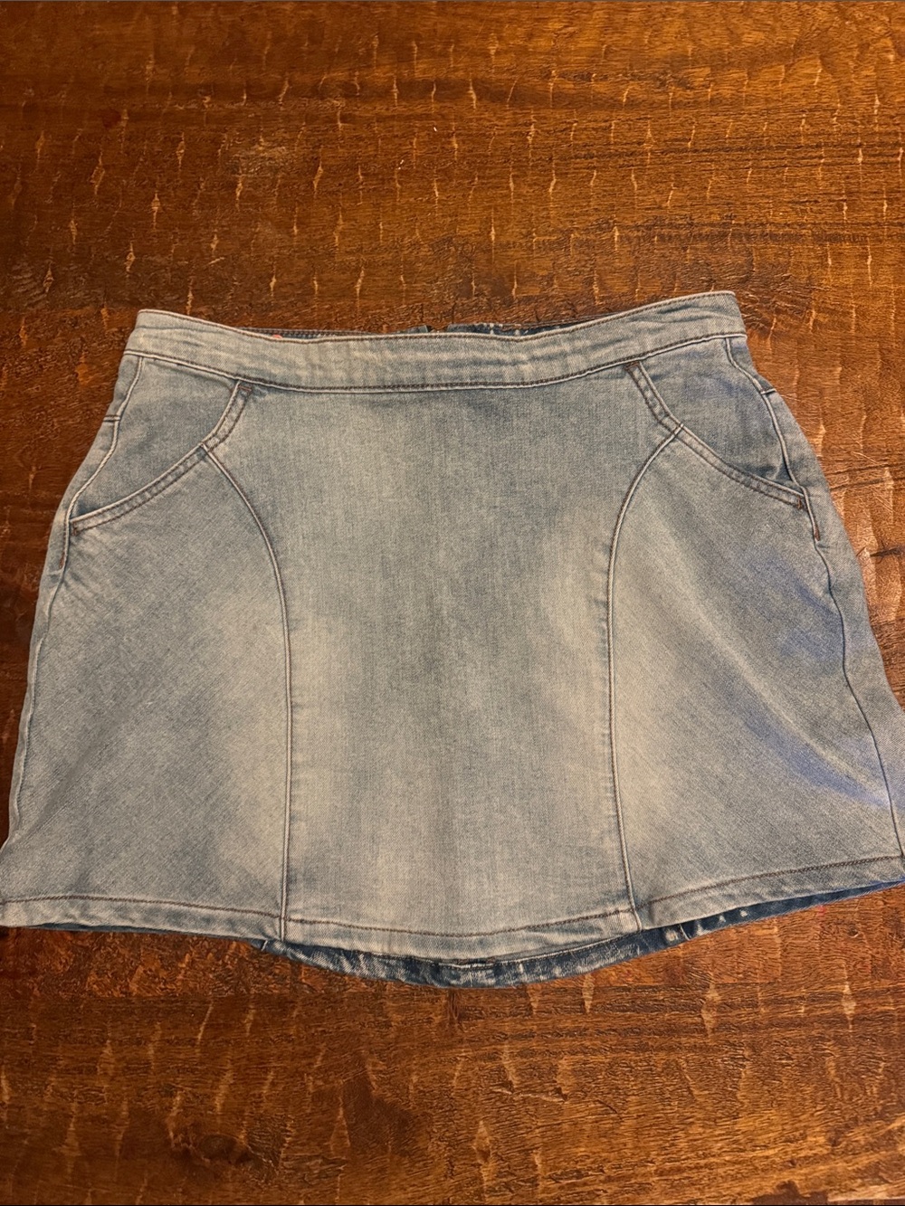 Sugar Magnolia Light Blue Denim Mini Skirt - Casual Women's Skirt